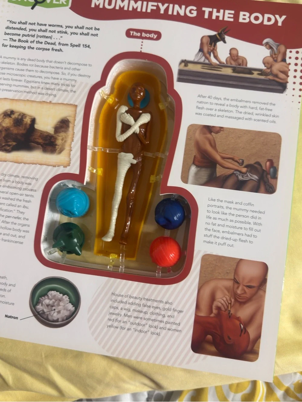 An Egyptian Mummy Kids Toy - Brown